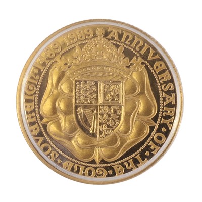 Lot 239 - Elizabeth II, Proof Sovereign 1989, struck to...