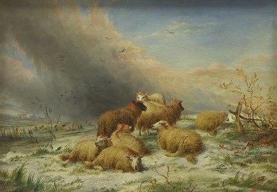 Lot 618 - Circle of William Watson (1831-1921) Sheep in...