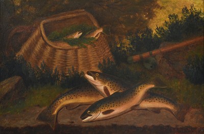 Lot 1107 - A. Roland Knight (1879-1921) The day's catch,...