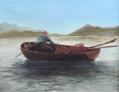 Lot 1159 - *Vickers (19th century) Fisherman hauling in...