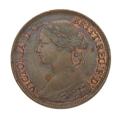 Lot 229 - Victoria, Mule Farthing 1860, toothed...