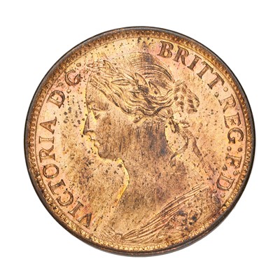 Lot 230 - Victoria, Farthing 1863, (S.3958);...