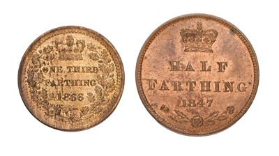 Lot 159 - Victoria, Half Farthing 1847,(S.3951); about...