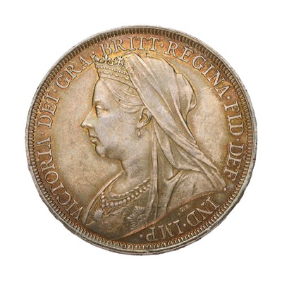 Lot 203 - Victoria, Crown 1897, LX, (S.3937); dark...