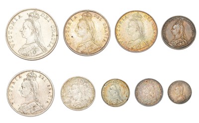 Lot 213 - Assortment of Victoria Jubilee Head Coinage, 9...