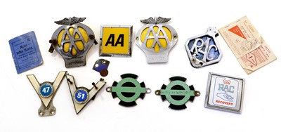 Lot 509 - Ten Assorted Card Badges, to include: 1930's...