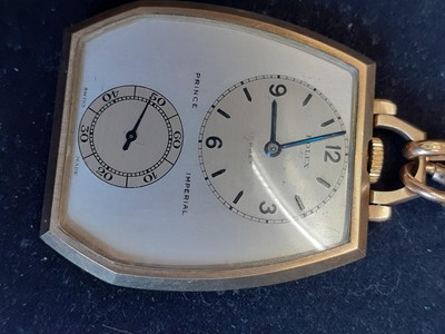 Lot 2170 - Rolex: A Rare 9 Carat Gold Pocket Watch,...