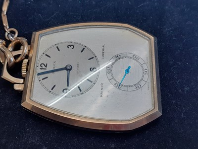Lot 2170 - Rolex: A Rare 9 Carat Gold Pocket Watch,...
