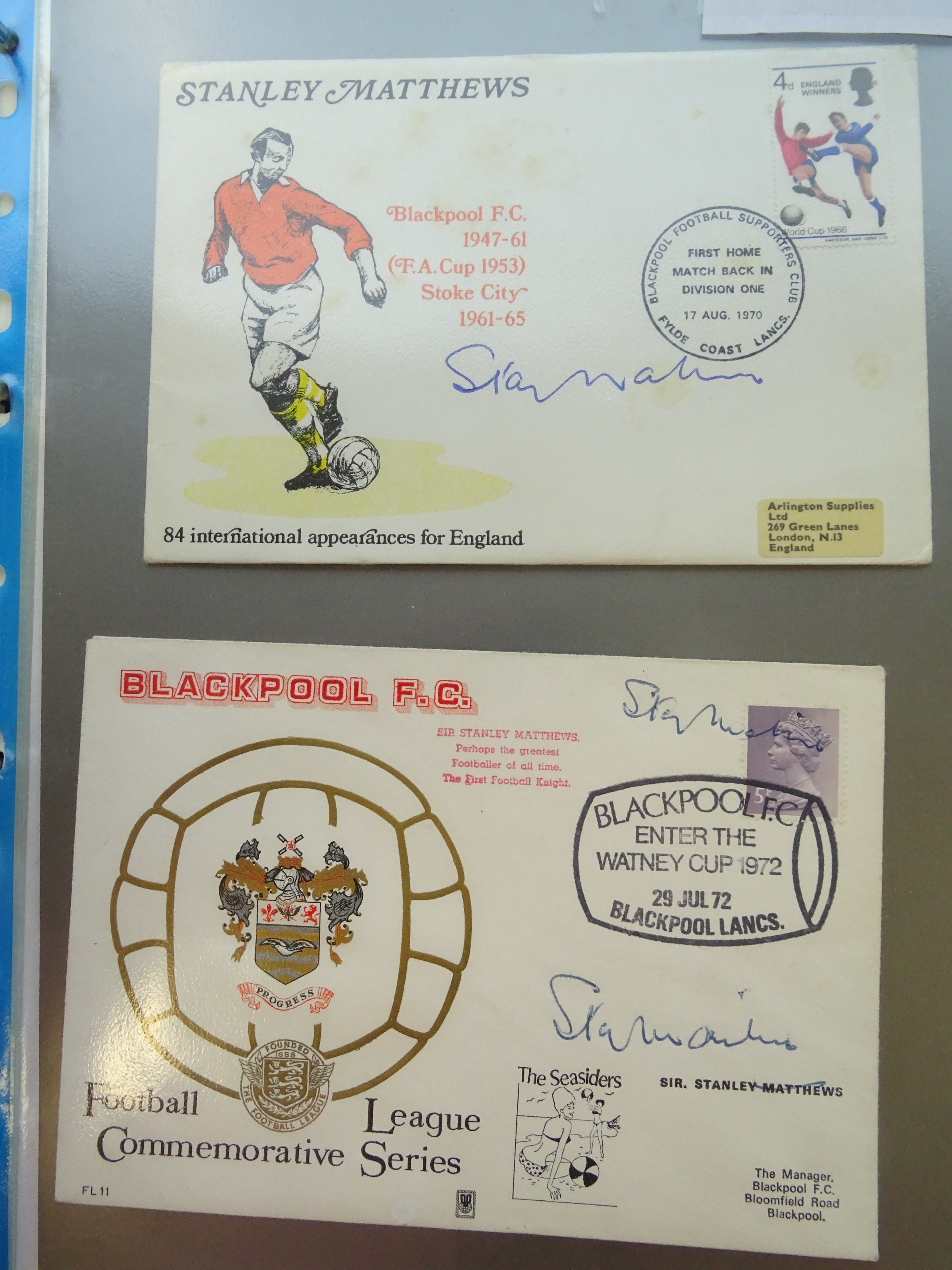Lot 187 - Sport: Autographed Covers