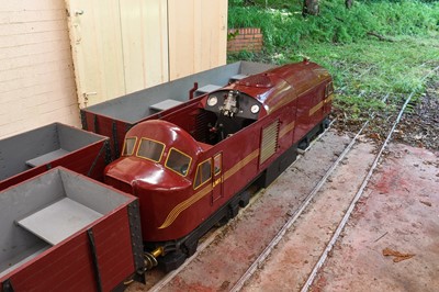 Lot 637 - 10 1/4" Gauge Garden Railway Set