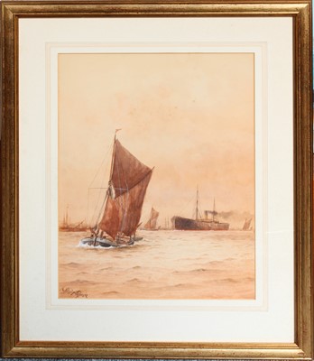 Lot 1021 - William Henry Pearson (1849-1923) "North Fleet"...