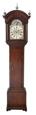 Lot 693 - An Oak Eight Day Longcase Clock, signed Samuel...