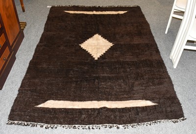 Lot 1208 - Anatolian Rug, probably Tulu The charcoal...