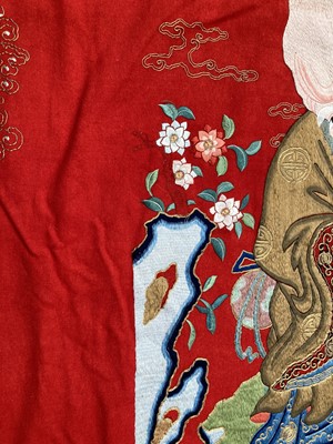 Lot 2069 - Early 20th Century Chinese Embroidered Wall...