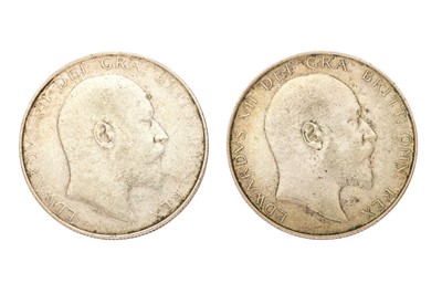 Lot 246 - 2x Edward VII, Halfcrowns, 1907 and 1909,...