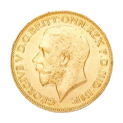 Lot 249 - George V, Sovereign 1911, obv. bare head left,...