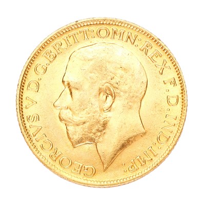 Lot 250 - George V, Sovereign 1914, obv. bare head left,...