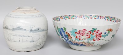 Lot 305 - A Chinese Porcelain Bowl, Qianlong, of fluted...