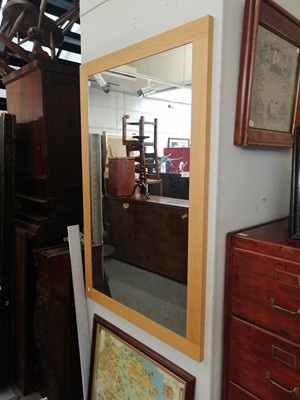 Lot 1306 - Large Modern Wall Mirror, 90cm by 140cm