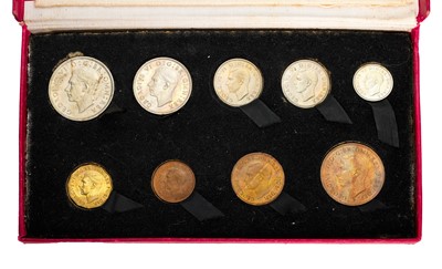 Lot 263 - George VI, Proof Set 1950, 9 coin set,...