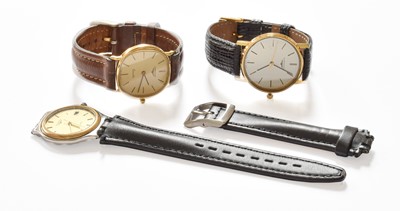 Lot 110 - Three Longines Quartz Wristwatches with...