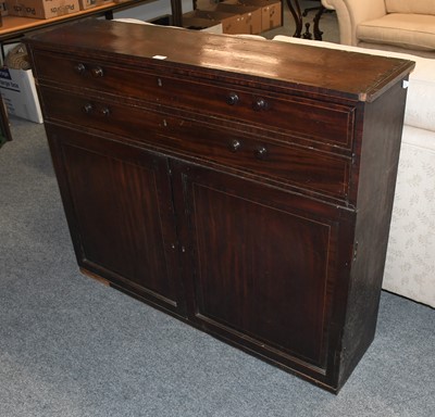 Lot 1186 - A 19th Century Mahogany Clerks Cabinet, the...