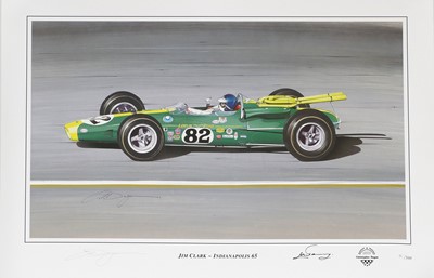 Lot 584 - A Collection of Motor Racing Posters and...