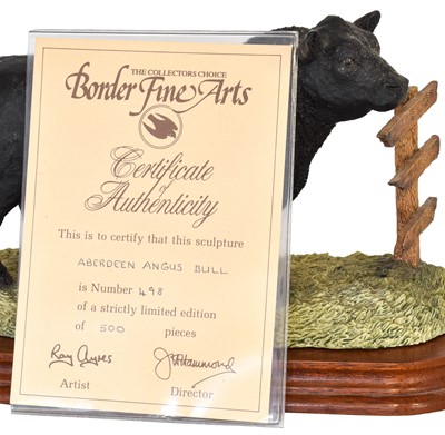 Lot 48 - Border Fine Arts 'Aberdeen Angus Bull' (Style...