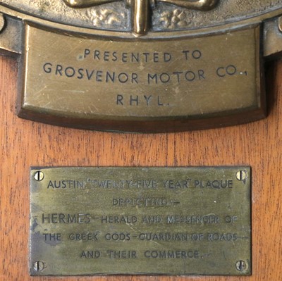 Lot 613 - An Austin Twenty Five Year Bronzed Dealership...