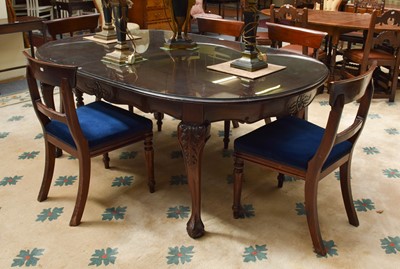 Lot 1140 - A Mahogany Dining Table on Ball and Claw Feet,...