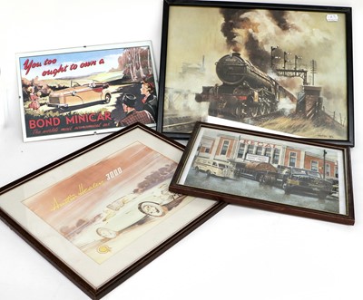 Lot 581 - A Reproduction Poster, The Commercial Motor,...
