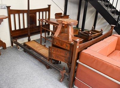 Lot 1134 - A Group of Furniture Comprising, an Edwardian...