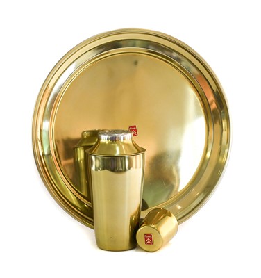 Lot 504 - Citroen Interest: A Brass Circular Serving...