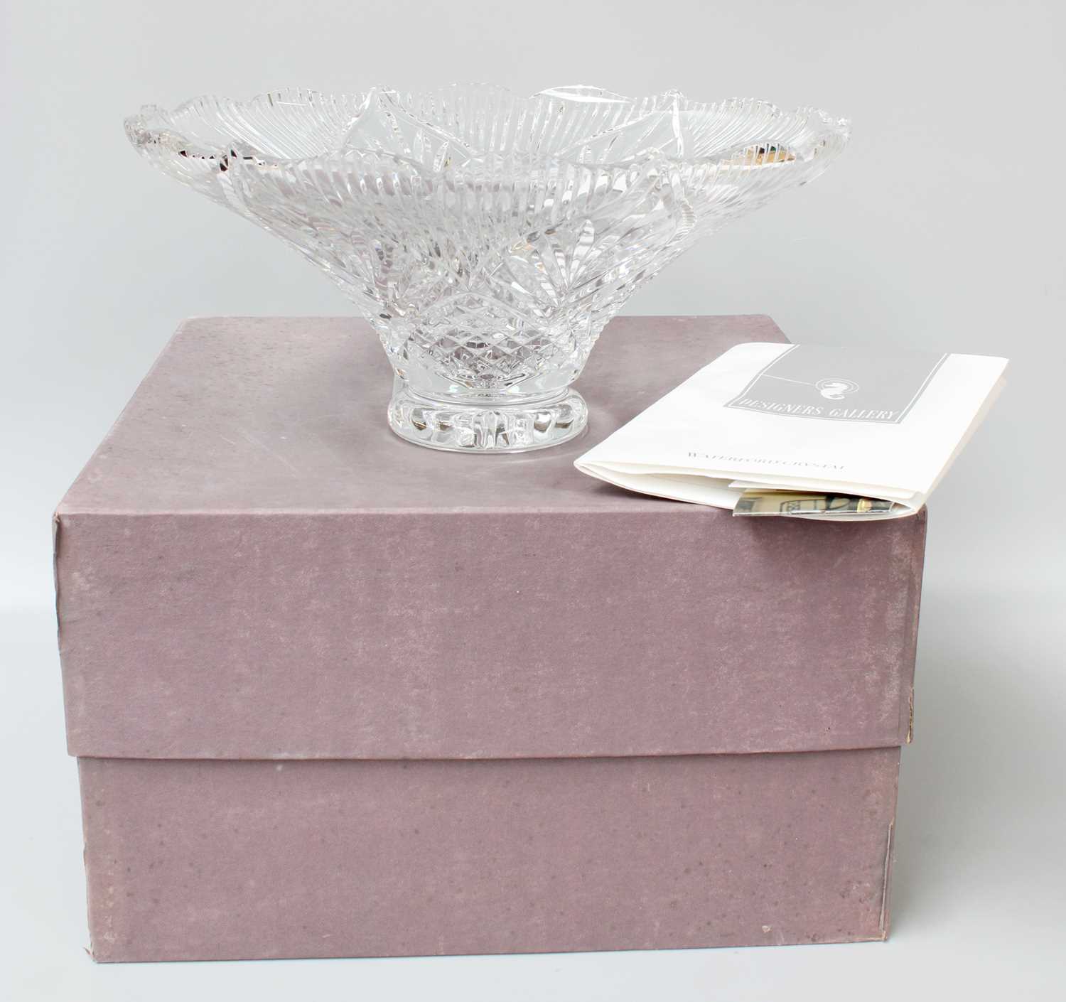 Lot 279 - A Waterford Crystal Bowl, 32cm diameter