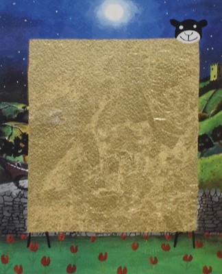 Lot 1048 - Mackenzie Thorpe (b.1956) "Golden Sheep"...