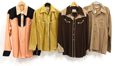 Lot 2182 - American Cowboy or Western Ranch Shirts,...