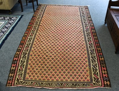 Lot 1209 - North West Iranian Kilim The pale camel...