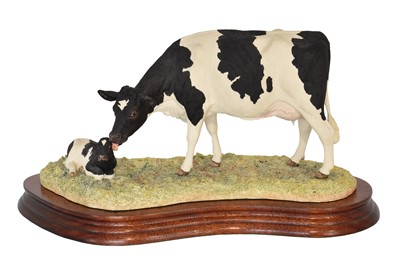 Lot 63 - Border Fine Arts 'Holstein Friesian Cow And...