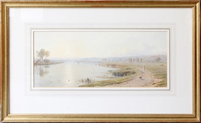 Lot 1044 - George Arthur Fripp RWS (1813-1896) The Thames...