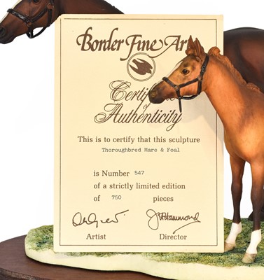 Lot 45 - Border Fine Arts 'Thoroughbred Stallion'...
