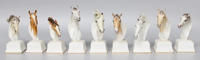 Lot 300 - Royal Worcester Horse Busts, including 'Bronte'...