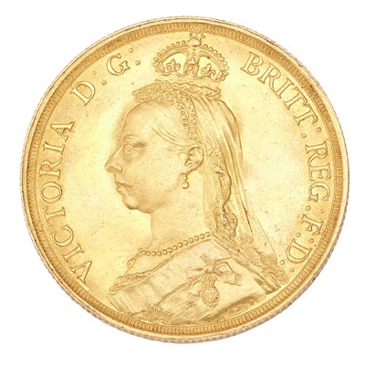 Lot 103 - Victoria, Gold Two Pounds 1887, obv. 'Jubilee'...