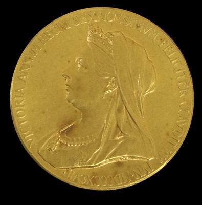 Lot 420 - Queen Victoria, Diamond Jubilee, Gold Medal...