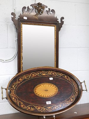 Lot 1301 - A George III Parcel Gilt Mahogany Fretwork...