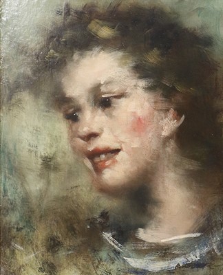 Lot 1061 - Alfont Graber (20th Century) Austrian Portrait...