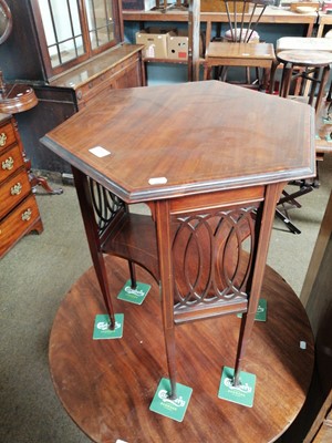 Lot 1191 - An Edwardian Inlaid Mahogany Plant Table, with...