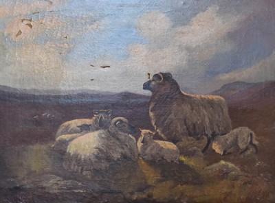 Lot 1046 - W. Hallam (20th Century) Moorland scene with...