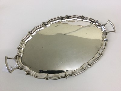 Lot 2354 - A George V Silver Tray