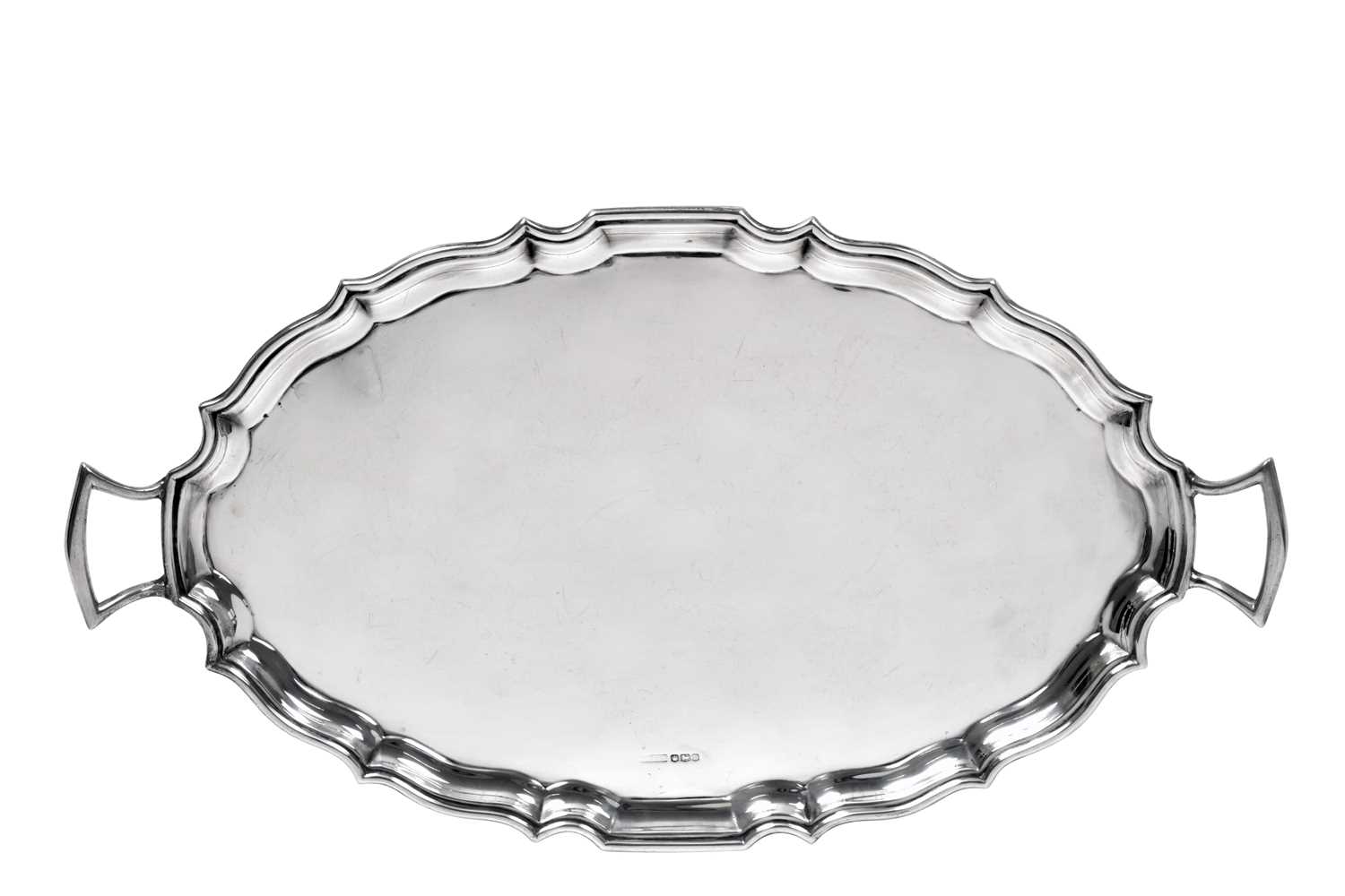 Lot 2354 - A George V Silver Tray