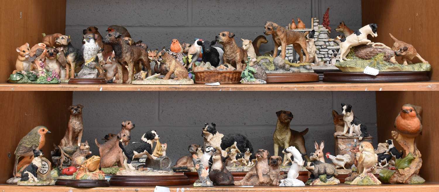 Lot 281 - Border Fine Arts Terrier Models, predominantly...